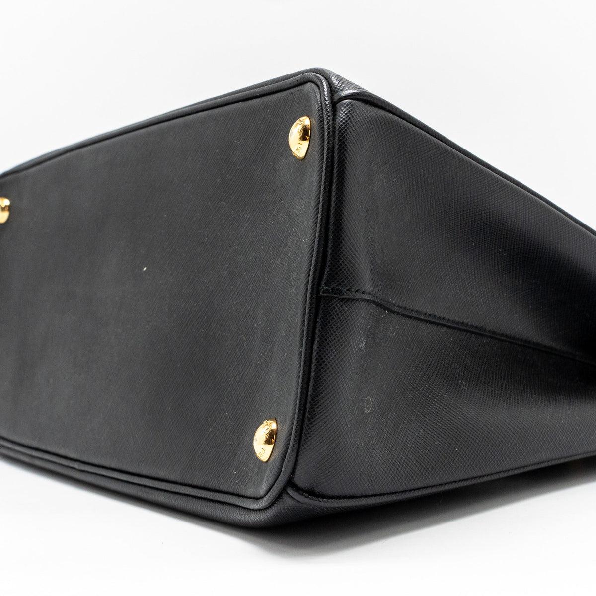 PRADA LARGE SAFFIANO TOTE BAG GALLERIA SAFFIANO LEATHER BLACK GHW