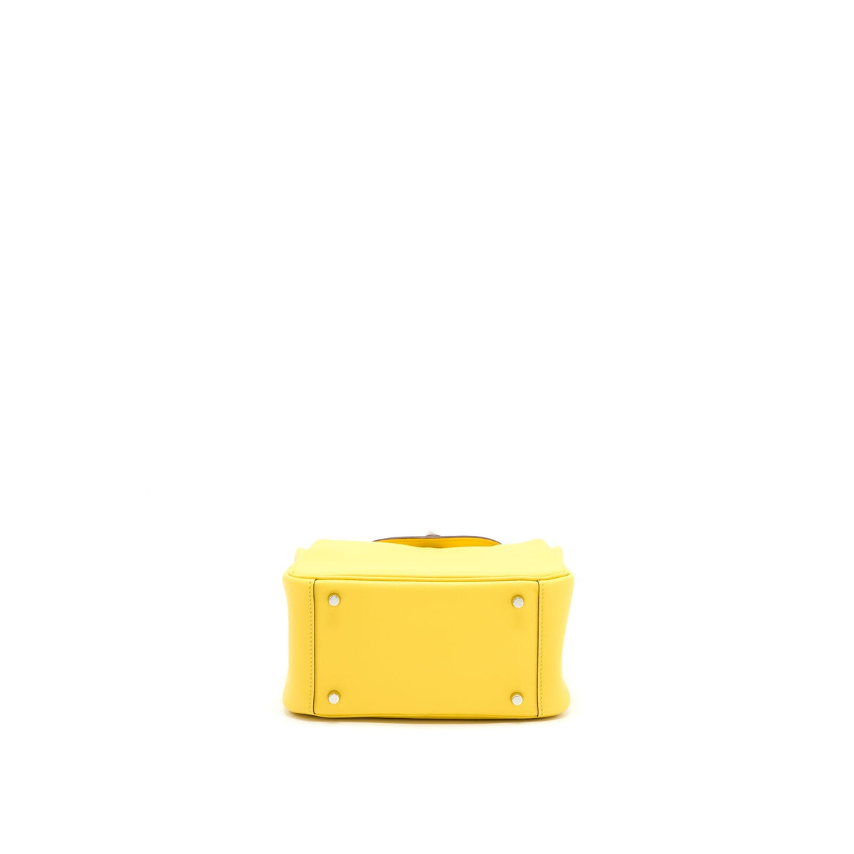 Hermes Mini Lindy Swift 9O Jaune De Naples SHW