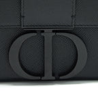 DIOR 30 MONTAIGNE BOX BAG IN GRAINED CALFSKIN SO BLACK