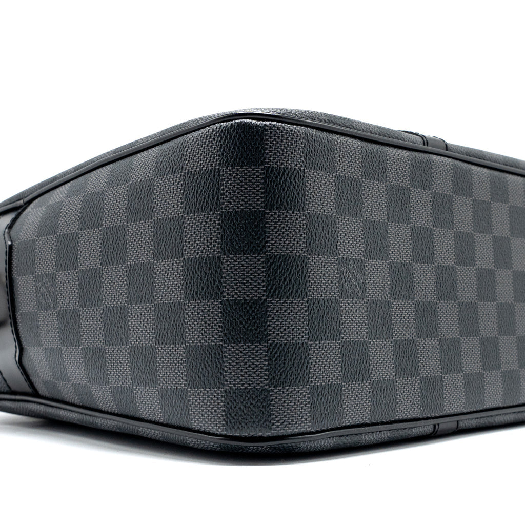 LOUIS VUITTON BRIEFCASE/DOCUMENT BAG DAMIER GRAPHITE CANVAS BLACK SHW