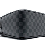 LOUIS VUITTON BRIEFCASE/DOCUMENT BAG DAMIER GRAPHITE CANVAS BLACK SHW