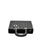 Dior large lady dior lambskin black SHW