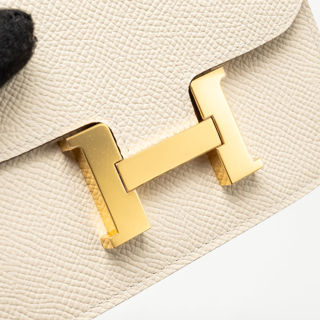 Hermes Constance Slim Epsom Nata GHW