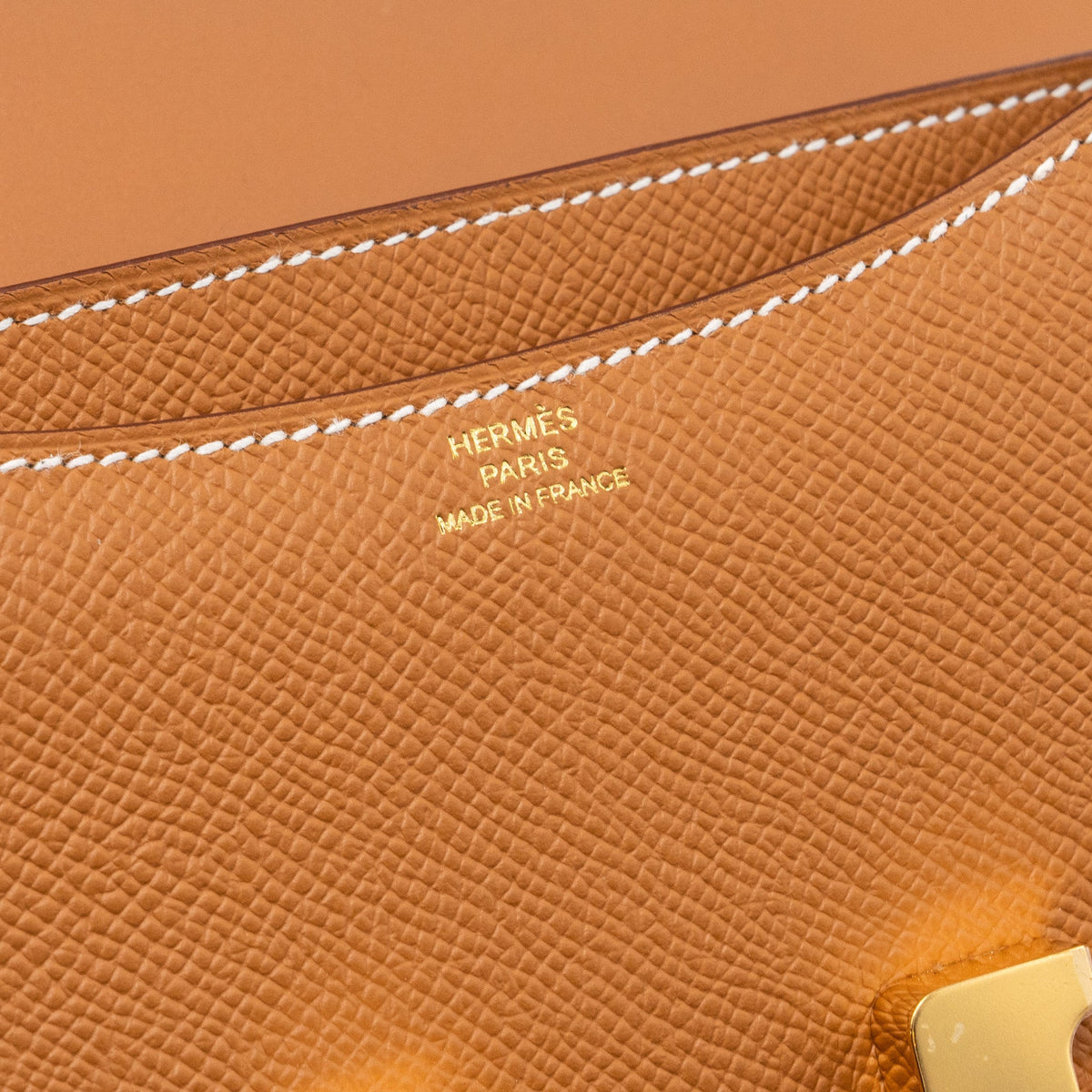 Hermes Mini Constance Epsom Gold GHW (new version)