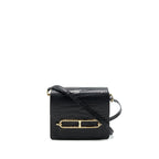 HERMES MINI ROULIS ALLIGATOR MISSISSIPPIESIS MAT 89 BLACK GHW