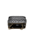Chanel Quilted Chain Me Tote Bag Lambskin Black GHW