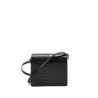 HERMES MINI ROULIS ALLIGATOR MISSISSIPPIESIS MAT 89 BLACK GHW