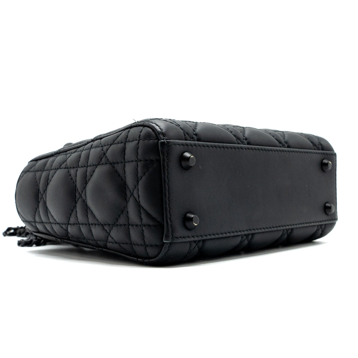 DIOR MINI LADY DIOR CALFSKIN SO BLACK