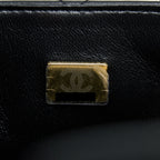 CHANEL MINI SQUARE FLAP BAG LAMBSKIN BLACK LGHW (MICROCHIP)