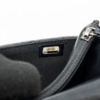 CHANEL BOY WALLET ON CHAIN LAMBSKIN BLACK RUTHENIUM HARDWARE