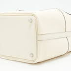 HERMES PICOTIN CARGO 18 LOCK BAG SWIFT AND TOILE CANVAS ECRU/NATA SHW