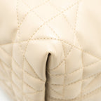 DIOR MEDIUM DIOR TOUJOURS TOTE BAG CALFSKIN POWDER BEIGE LGHW