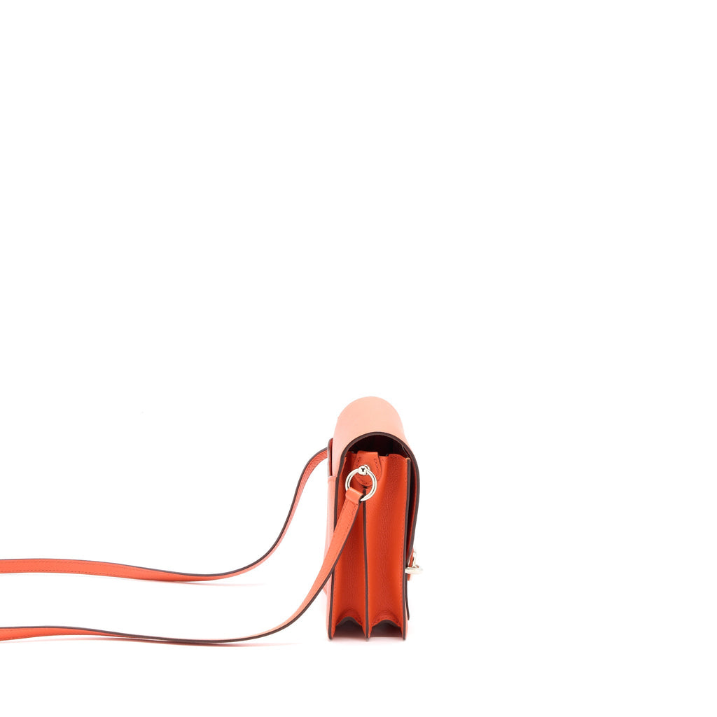 Hermes Mini Roulis Evercolor 9T Capucine SHW