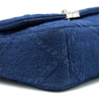 CHANEL 22P DENIM 19 BAG SMALL DARK BLUE