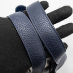 HERMES PICOTIN 22 LOCK BAG CLEMENCE/ SWIFT BLUE NUIT / BLUE FRANCE SHW