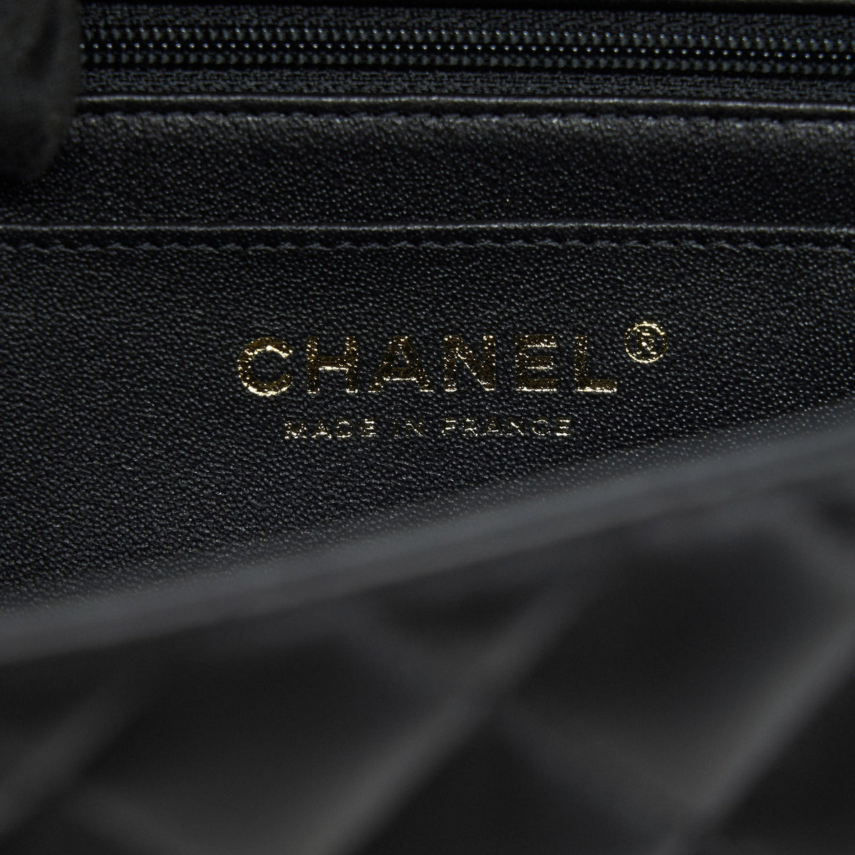 CHANEL TOP HANDLE MINI RECTANGULAR FLAP BAG LAMBSKIN BLACK LGHW (MICROCHIP)