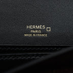 HERMES MINI ROULIS ALLIGATOR MISSISSIPPIESIS MAT 89 BLACK GHW