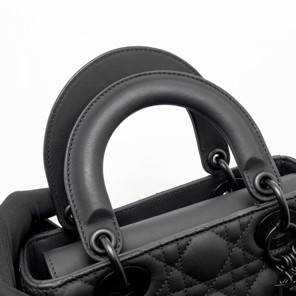 Dior Small Lady Dior My ABCDior Bag Cannage Calfskin So Black