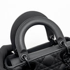 Dior Small Lady Dior My ABCDior Bag Cannage Calfskin So Black