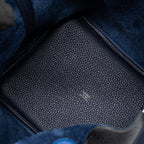 HERMES PICOTIN 22 LOCK BAG CLEMENCE/ SWIFT BLUE NUIT / BLUE FRANCE SHW