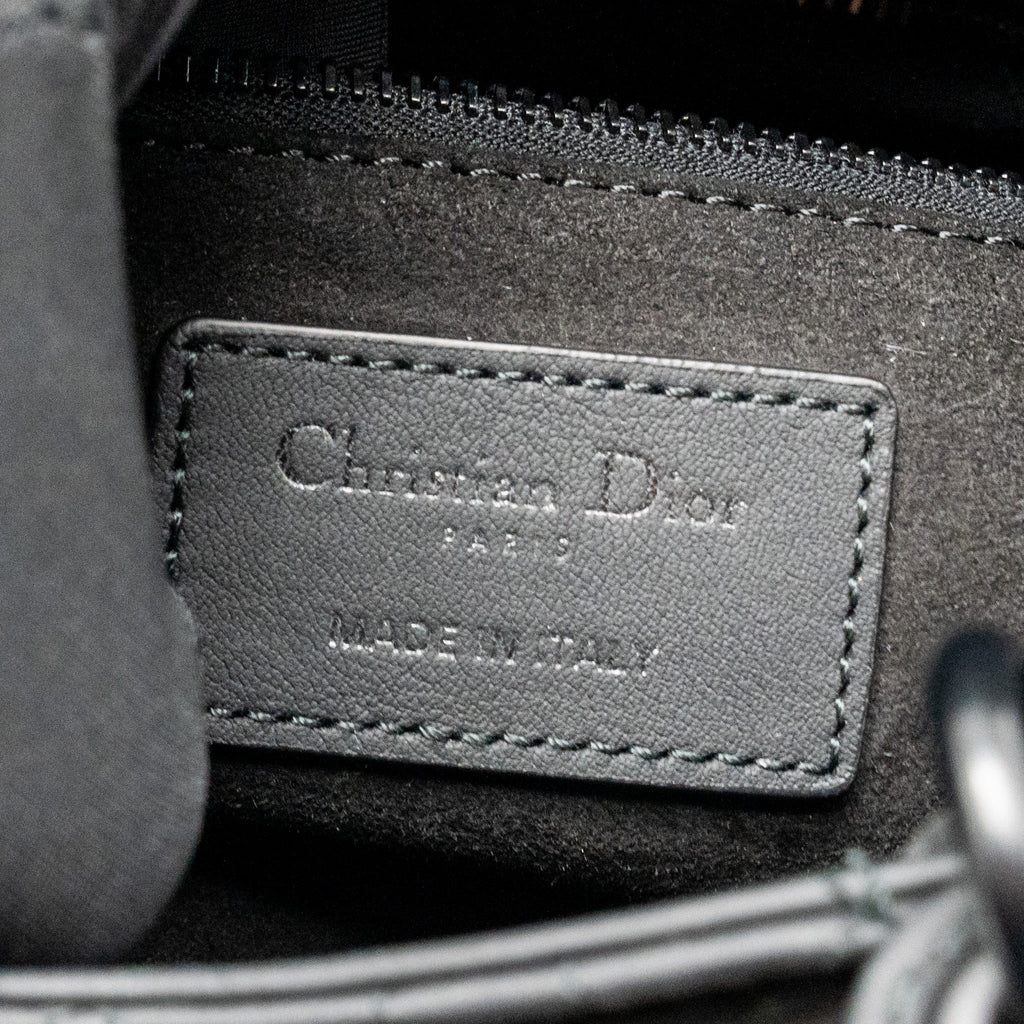 Dior Small Lady Dior My ABCDior Bag Cannage Calfskin So Black
