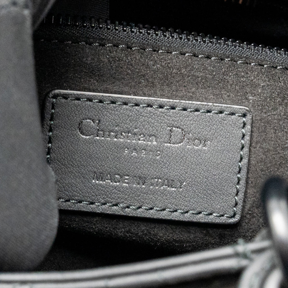 Dior Small Lady Dior My ABCDior Bag Cannage Calfskin So Black