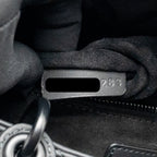 Dior Small Lady Dior My ABCDior Bag Cannage Calfskin So Black