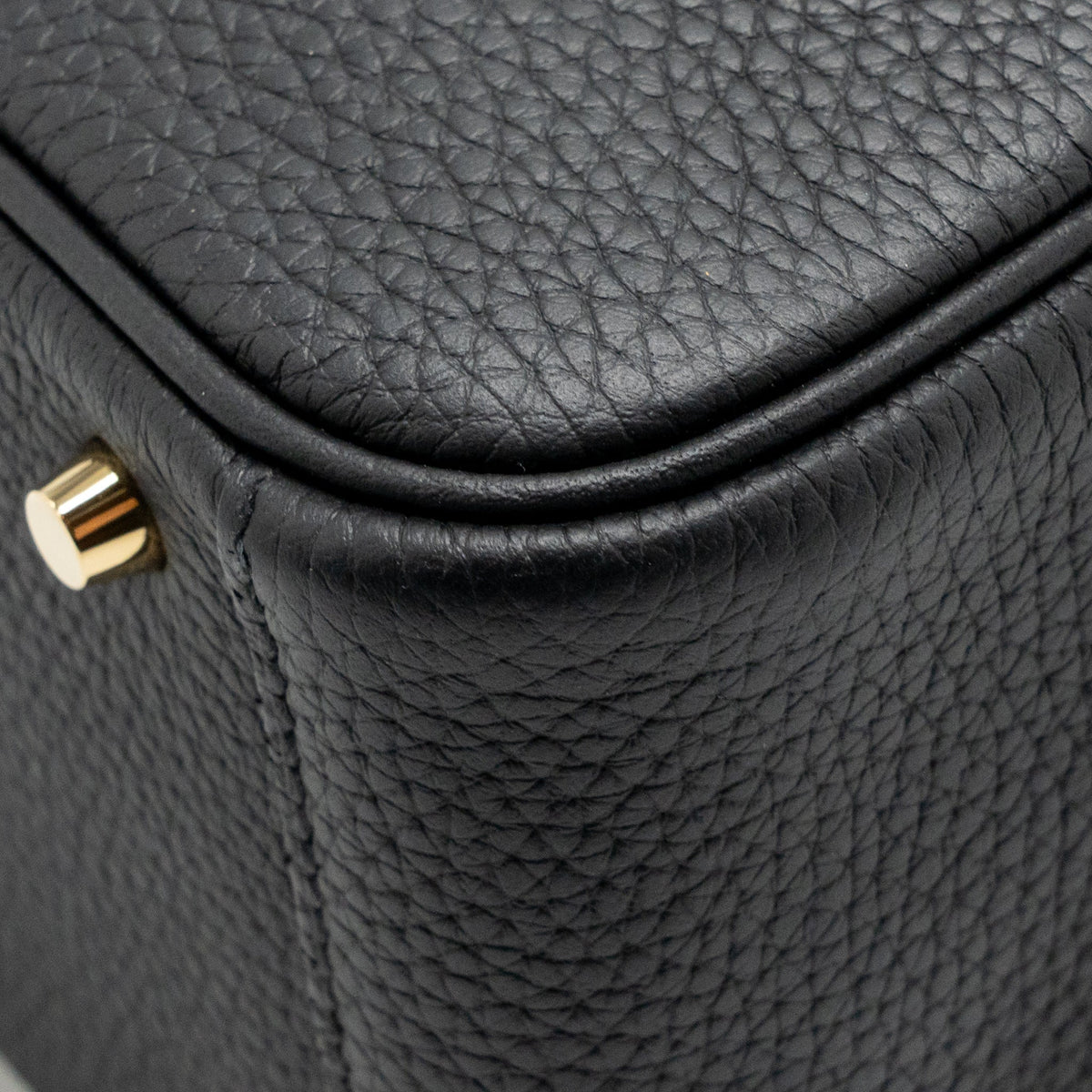 Hermes mini lindy II Clemence black GHW