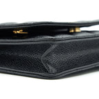 CHANEL CLASSIC WALLET ON CHAIN CAVIAR BLACK GHW