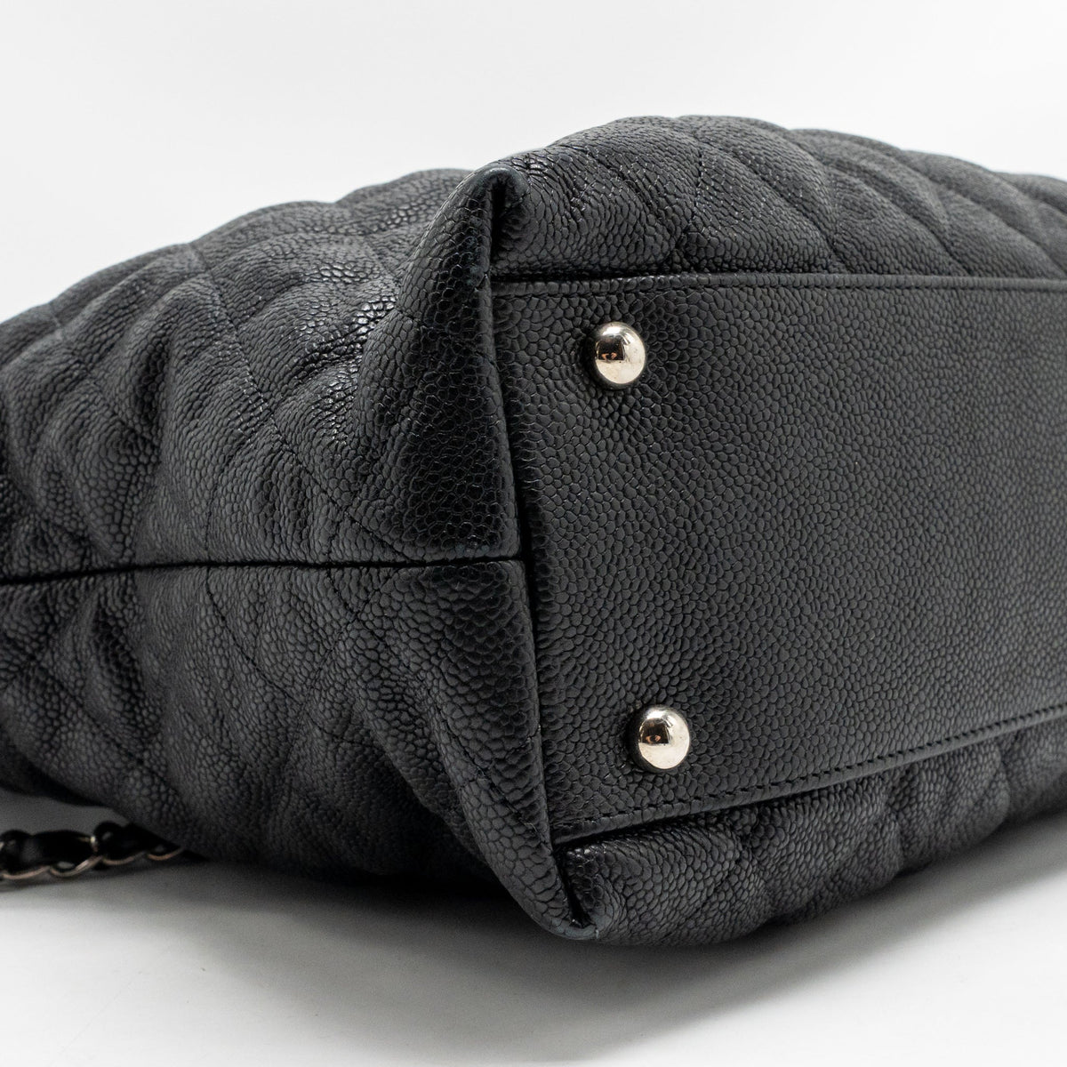 Chanel French Riviera Hobo Bag Caviar Black SHW