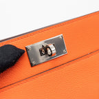 Hermes toolbox 20 evercolor orange poppy / Bordeaux SHW