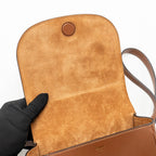Celine Folco Cuir Triomphe Crossbody Bag Smooth Calfskin Tan GHW