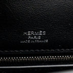 Hermes kelly 28 sellier toile H / swift ecru - black / black SHW