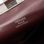 Hermes toolbox 20 evercolor orange poppy / Bordeaux SHW