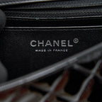 CHANEL MINI RECTANGULAR FLAP BAG PATENT LEATHER BLACK SHW