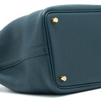 Hermes Picotin 18 Touch Clemence Alligator Mississippiensis Mat Vert Cypres GHW