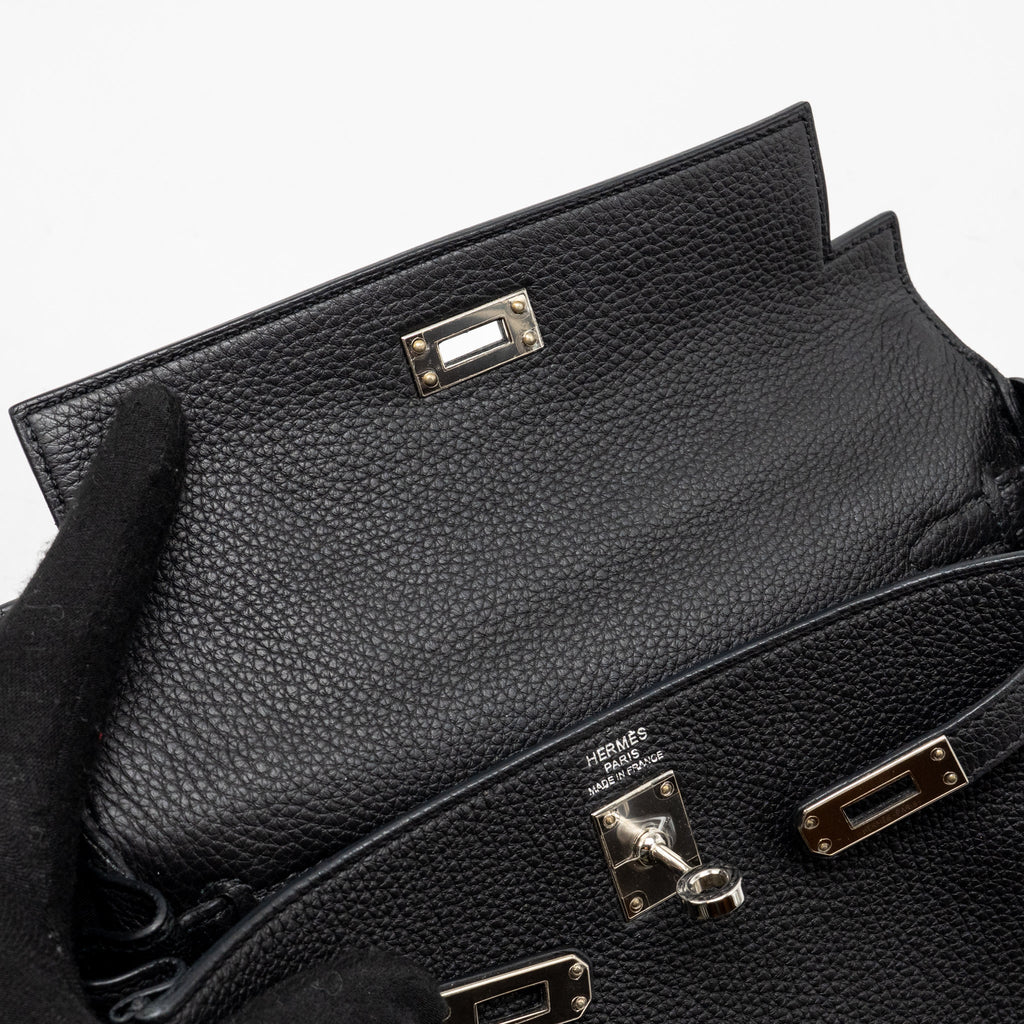 Hermes Kelly 25 togo black SHW