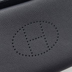 Hermes Videpoches togo black with multicolour strap SHW