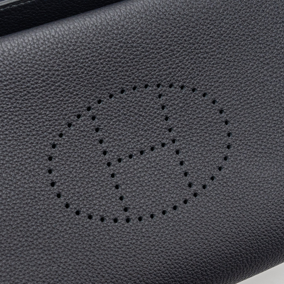 Hermes Videpoches togo black with multicolour strap SHW
