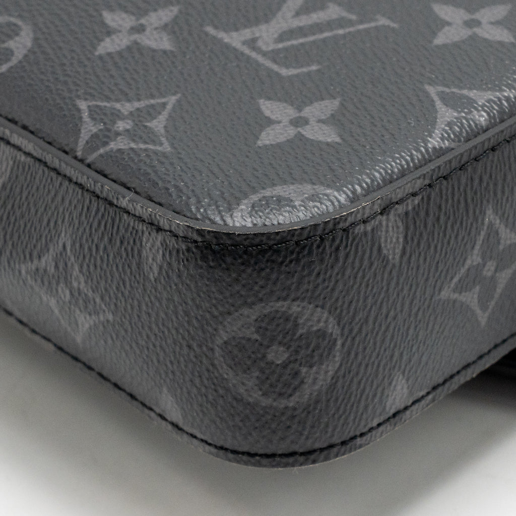 Louis Vuitton trio messenger bag monogram eclipse canvas SHW