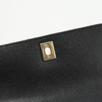 CHANEL SMALL COCO HANDLE CHEVRON CAVIAR BLACK LGHW