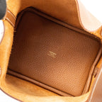 Hermes Picotin18 Lock Bag Clemence Gold GHW