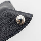 Hermes Videpoches togo black with multicolour strap SHW