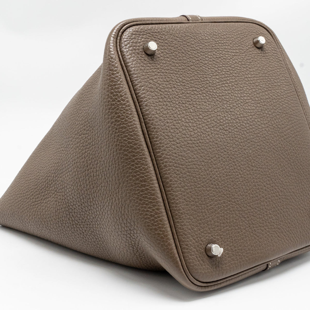Hermes Picotin 22 Lock Bag Clemence Etoupe SHW