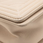 Chanel Medium Boy Bag Chevron Lambskin Beige LGHW
