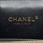 CHANEL 22S TOP HANDLE VANITY CAVIAR BLACK LGHW(MICROCHIP)