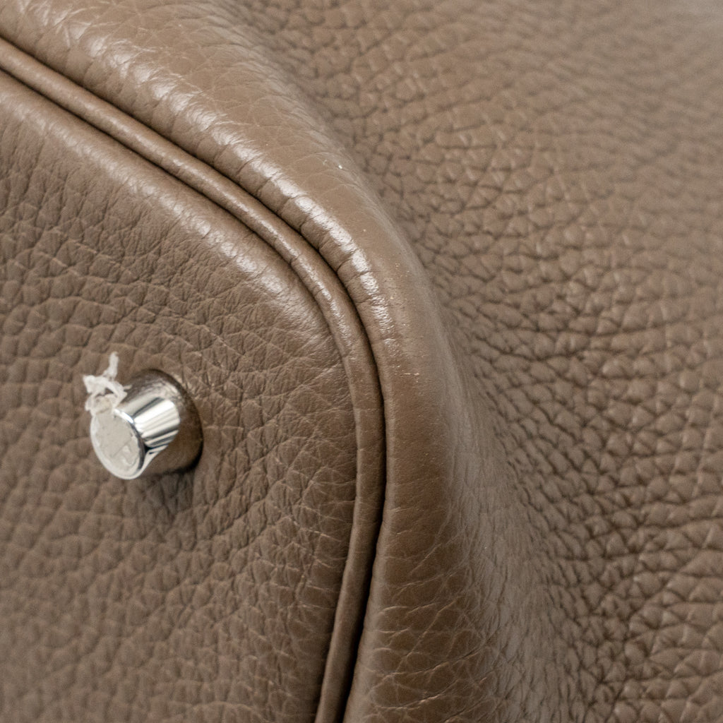 Hermes Picotin 22 Lock Bag Clemence Etoupe SHW
