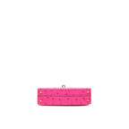 Hermes Mini Kelly Sellier Special Order Ostrich 5J Fuchsia Pink/Purple GHW