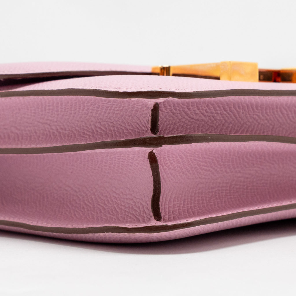 Hermes Mini Constance Epsom X9 Mauve Sylvestre RGHW