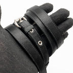DIOR MINI LADY DIOR SATIN WITH CRYSTAL BLACK SHW